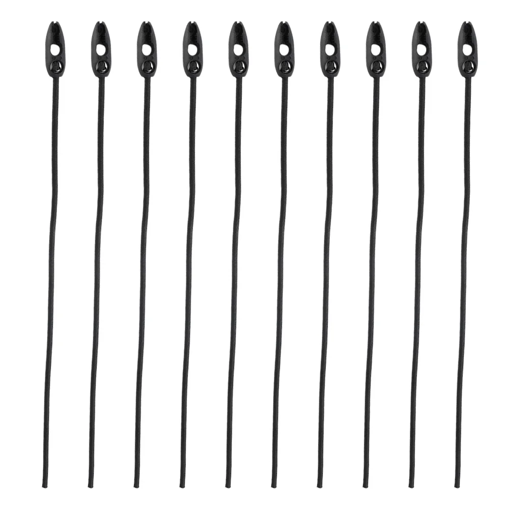 5/10/15Pcs 56cm Latex Elastic Tie Rope Black Tie Rope Easy To Use Bungee Cords for Bicycle Motorcycle Luggage Car Tarpaulin Camp