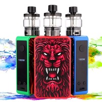 Electronic Cigarettes 160W Box Mod Ecig Kit Built-in 2000mah Battery 3.5ml Atomizer Tank 60W/120W/160W Adjustable Vape Pen Smoke