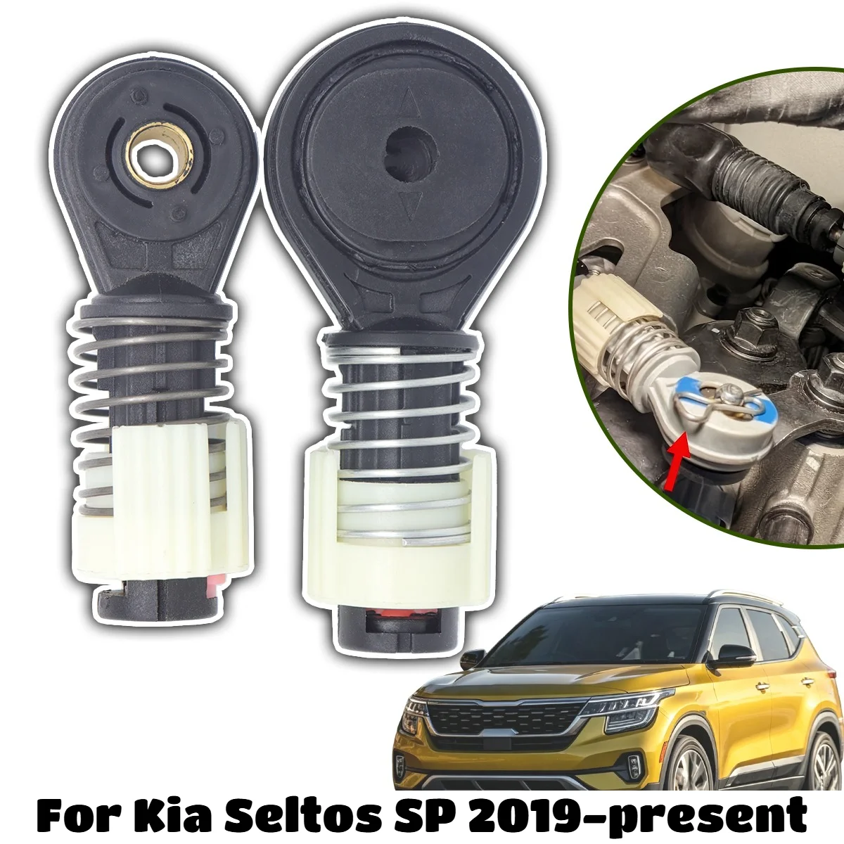 For Kia Seltos SP Gear Shift Cable Linkage Control Collet Shifter Lever Selector End Rod Connect 2019 2020 2021 2022-present