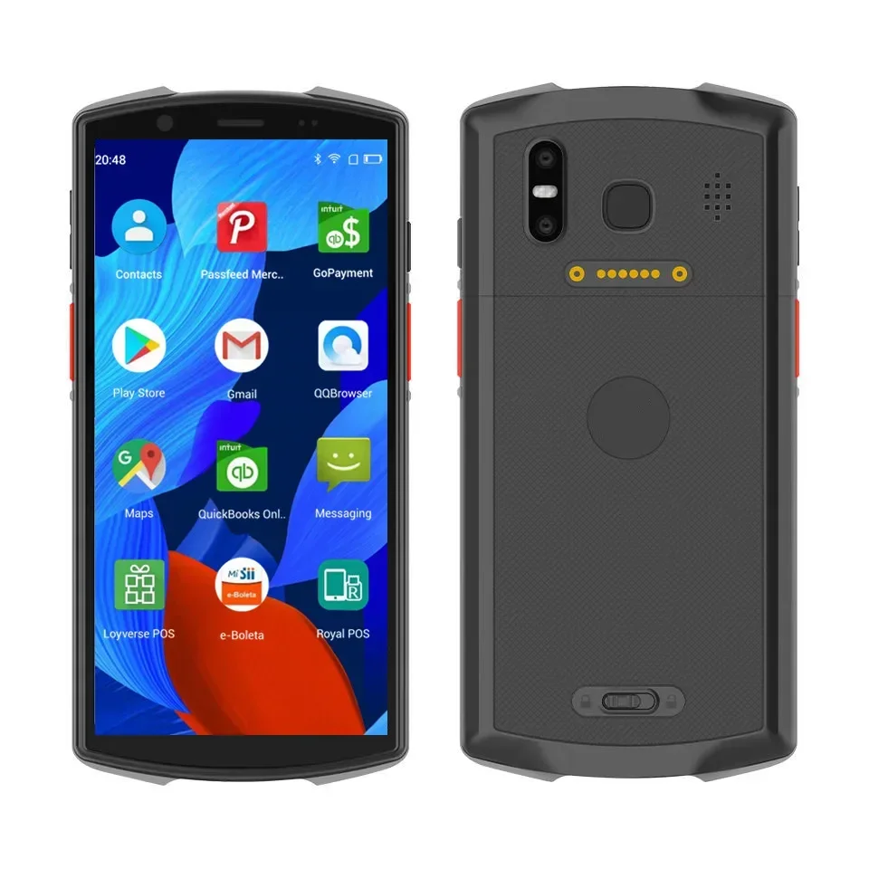 5.99'' Handheld Terminal PDA Android 10 1D/2D Honeywell Barcode Scanner Fingerprint 5G GPS NFC Rfid Reader Mobile Computer PDAs
