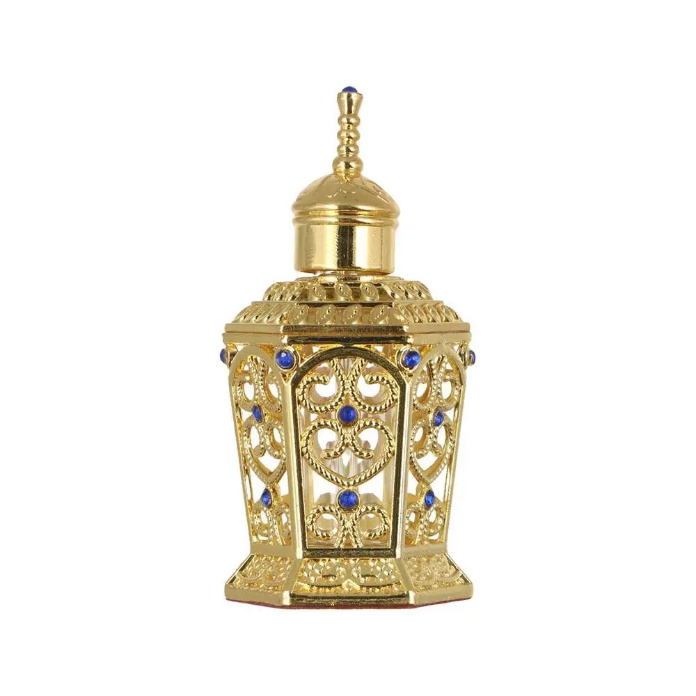 

East Wedding Decor Metal Arabian Style Decoration Gift Dropper Bottles Essential Oils Bottle Bottle Refillable Bottles