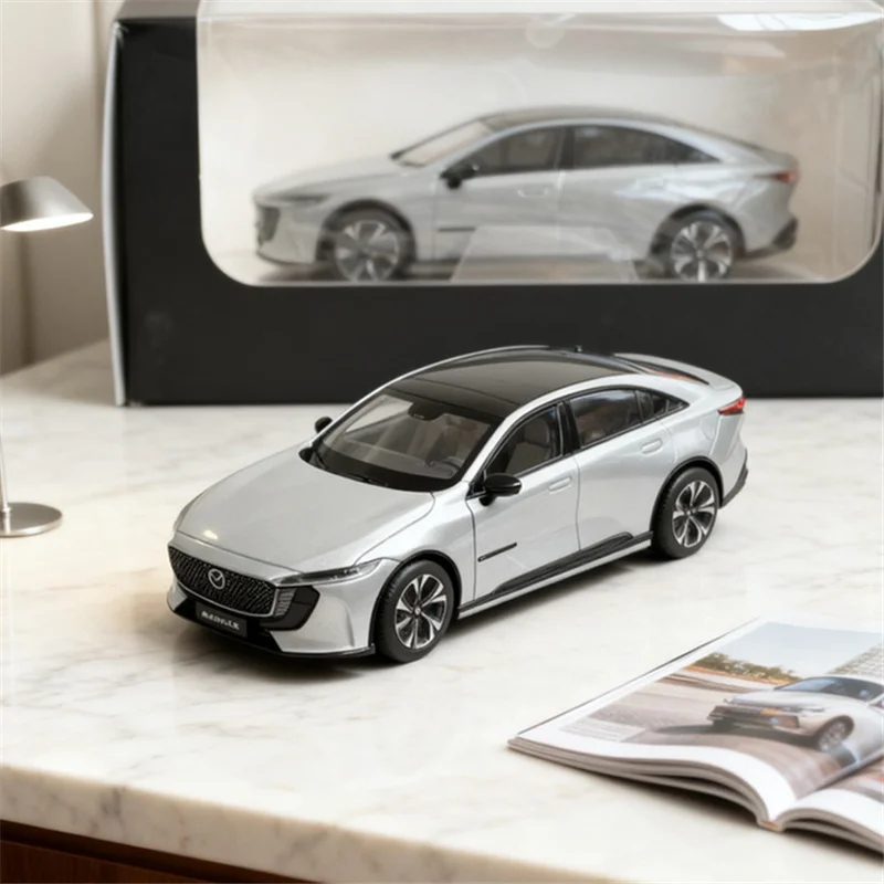 1/43 MAZDA EZ-6 Coupé modèle de voiture en alliage moulé sous pression en métal nouvelle énergie véhicules électriques modèle de voiture Miniature échelle Simulation enfants cadeau