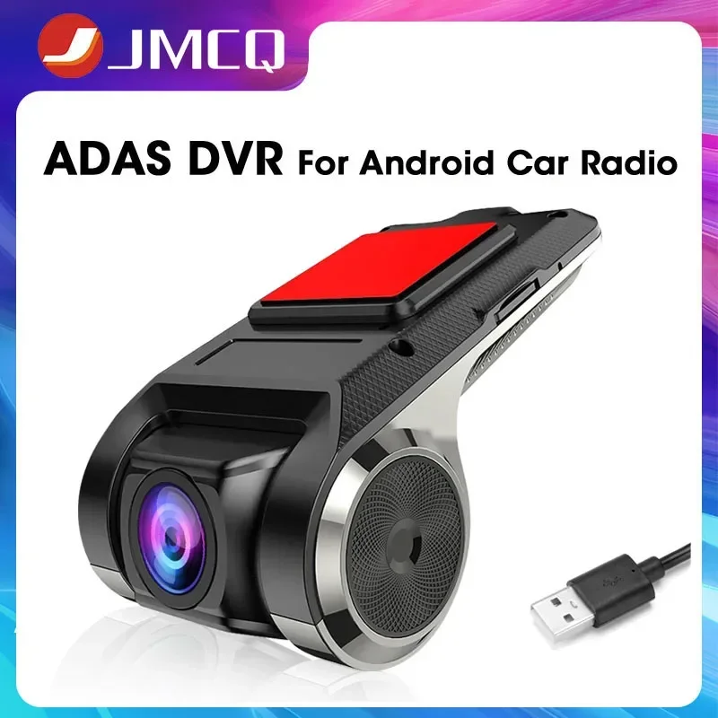 

JMCQ Car DVR Dash Cam ADAS DVR For Auto Android Multimedia Player Hidden Type Motion Detection with SD Card Loop Recording