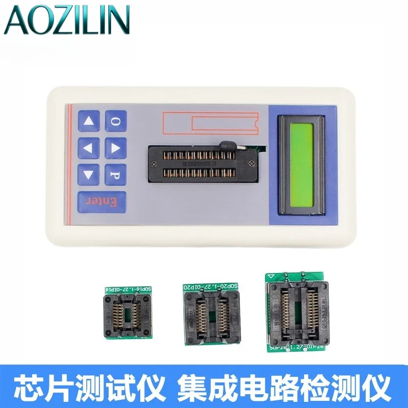 AOZILIN IC Tester Transistor Integrated Circuit Detector Multifunctional Chip Testing Instrument