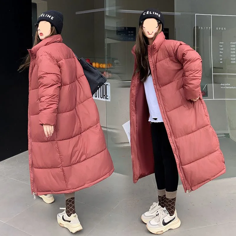 2024 New X-long Parkas Fashion Winter Jacket Women Casual Thick Down Cotton Winter Puffer Coat Windproof Warm Quilted Outwear