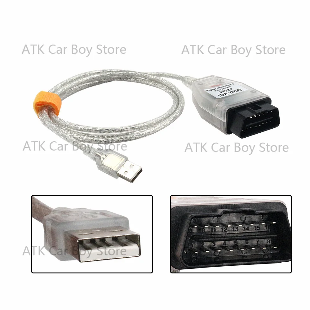 MiniVci For Toy-ota TI-S Techstream V18.00.008 FTDI FT232RL OBD2 Diagnostic Cable until 2023 D-TC Firmware Editor Toy-ota/Le-xus