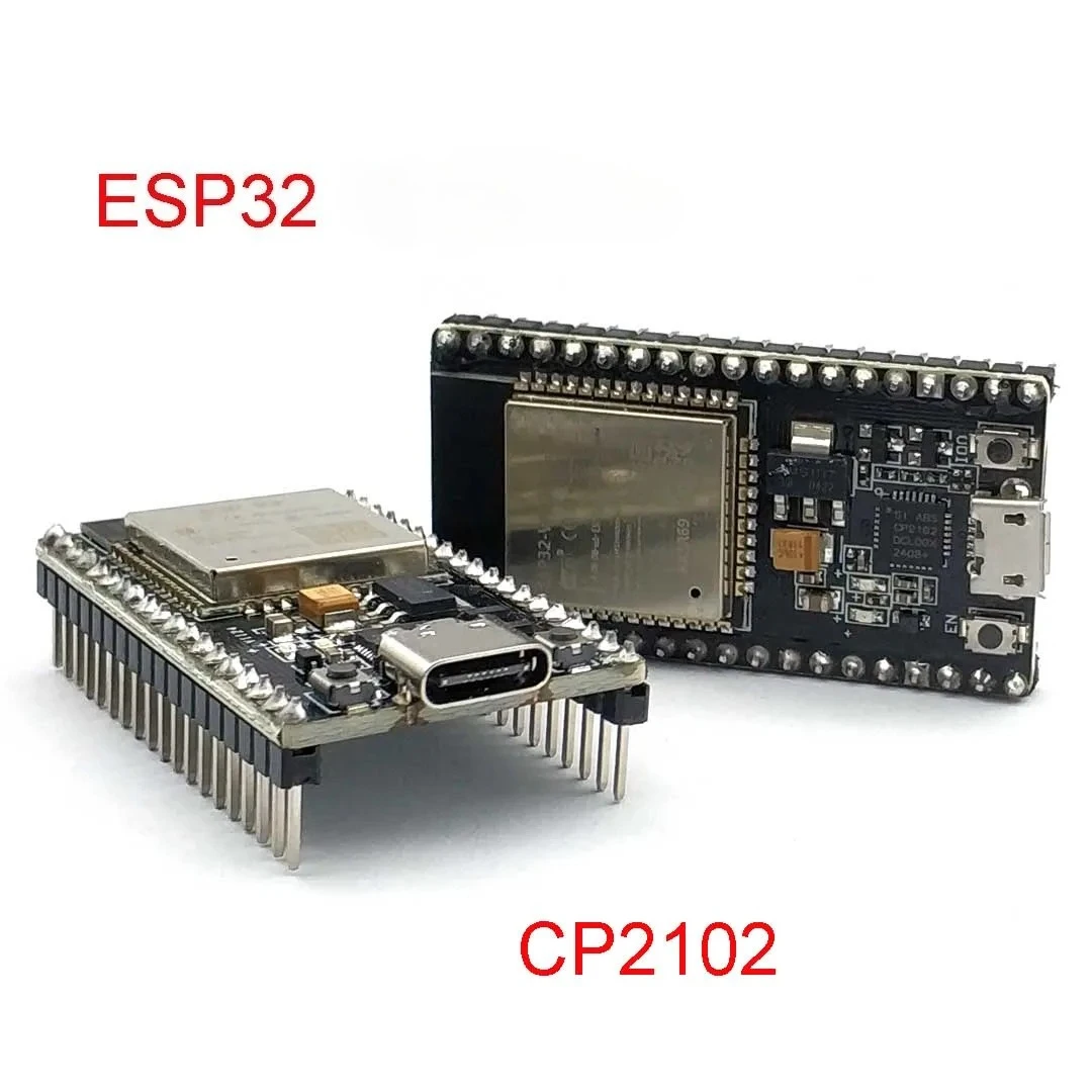 

Плата разработки ESP32 ESP-32 TYPE-C/Micro CP2102 Wi-Fi + Bluetooth со сверхнизким энергопотреблением, двухъядерный беспроводной модуль