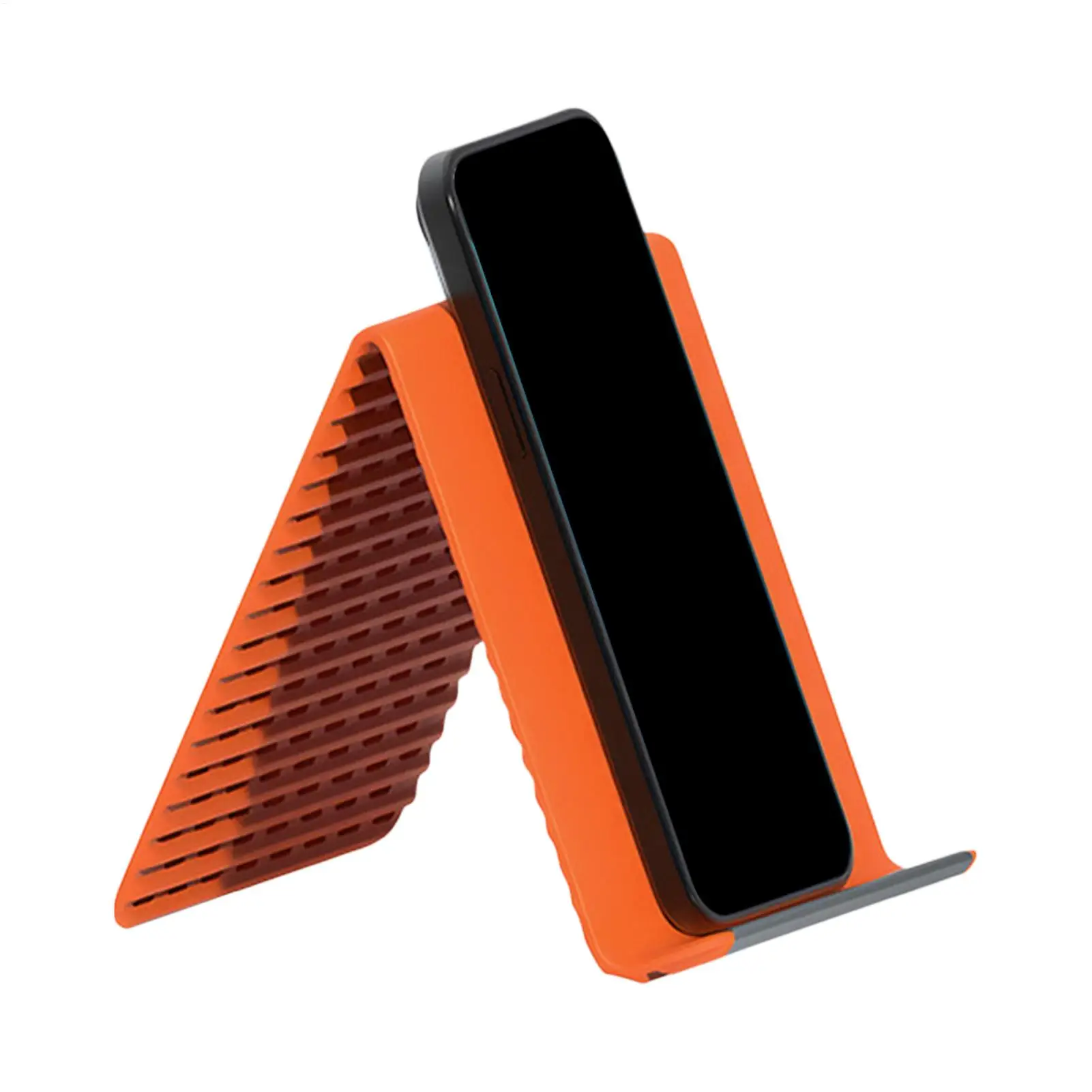 

Cell Phone Holder Foldable Flexible Silicone Tablet Holder Portable Smartphone Stand for Outdoor Dining Business Professionals