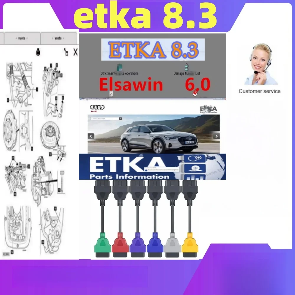 

Программное обеспечение ElsaWin 6.0 Последняя версия для V-W Для A-udi Для Sk-oda Для S-eat программное обеспечение для авторемонта Elsa Win 6.0 Электропроводка diagra