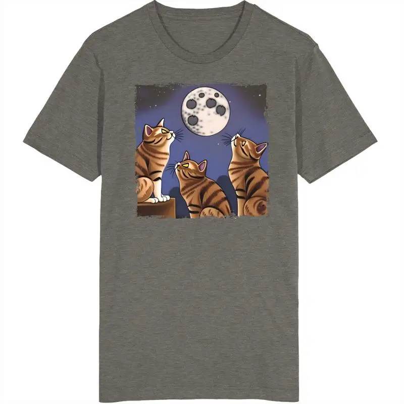 

Cats Looking At The Moon T Shirt
