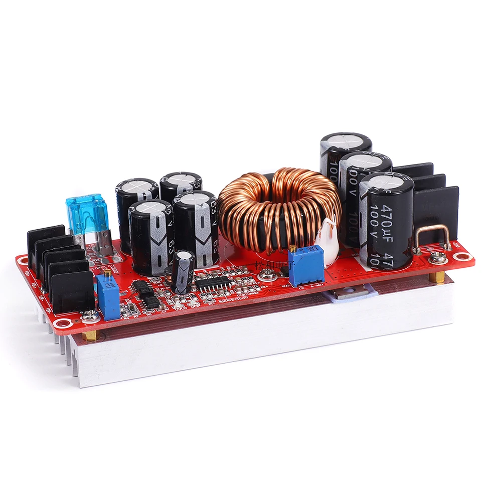 Power Converter Step Up Module 1200W 20A In DC10-60V Out 12-83V 1200W 20A DC DC Converter Boost Overcurrent Protection