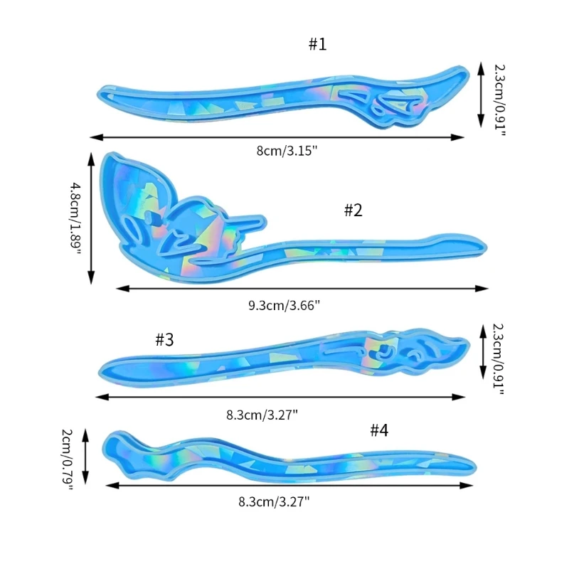 Mold Hairpin Epoxy Resin Molds DIY Hair Chopsticks Making Crafting Molds Silicone Mould Jewelry Accessories