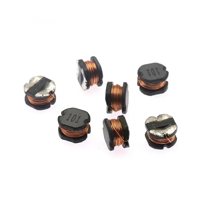 50pcs SMD Wire wound power inductor CD75 1uH 2.2uH 3.3uH 4.7uH 6.8uH 8.2uH 10uH 15uH 22uH 7.8*7*5mm High Quality