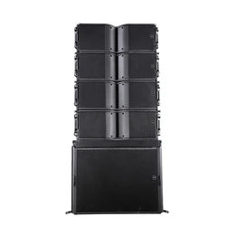 Line Array Speaker Pro Suara Pasif Kuat Dering Penuh  Double 8 Inch Line Array Main Amplification Sound