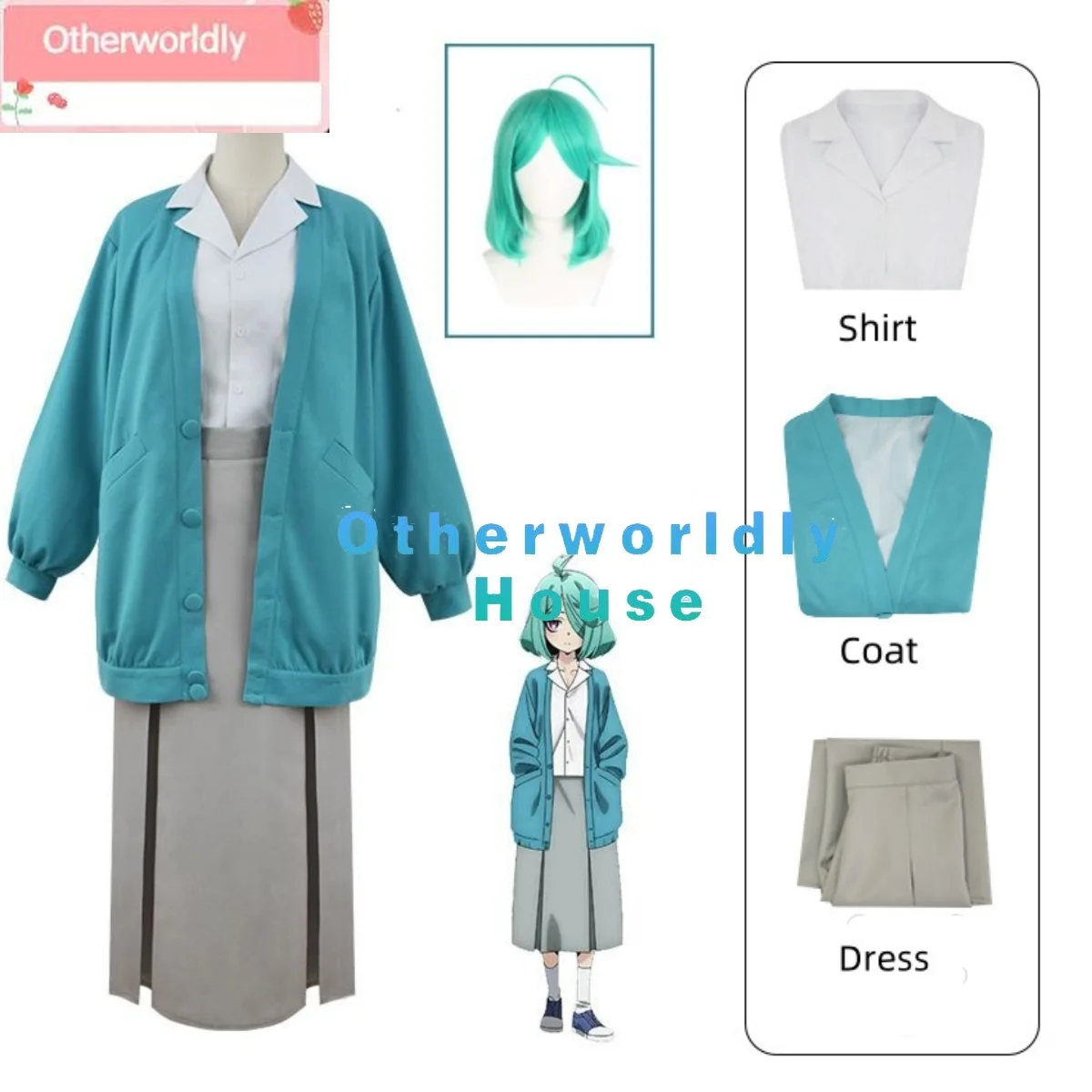 

Mahou Shoujo Ni Akogarete Anemo Nemo Cosplay Costume Wig Magia Baiser Gushing Over Magical Girls Cosplay Costume Anime Suit