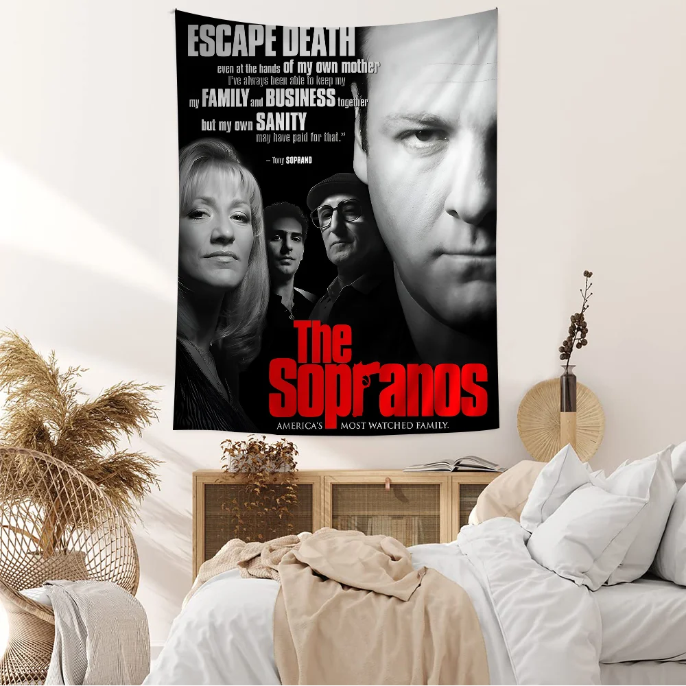 The Sopranos Family Anime Tapestry Art Science Fiction Room Home Decor Wall Art Decor