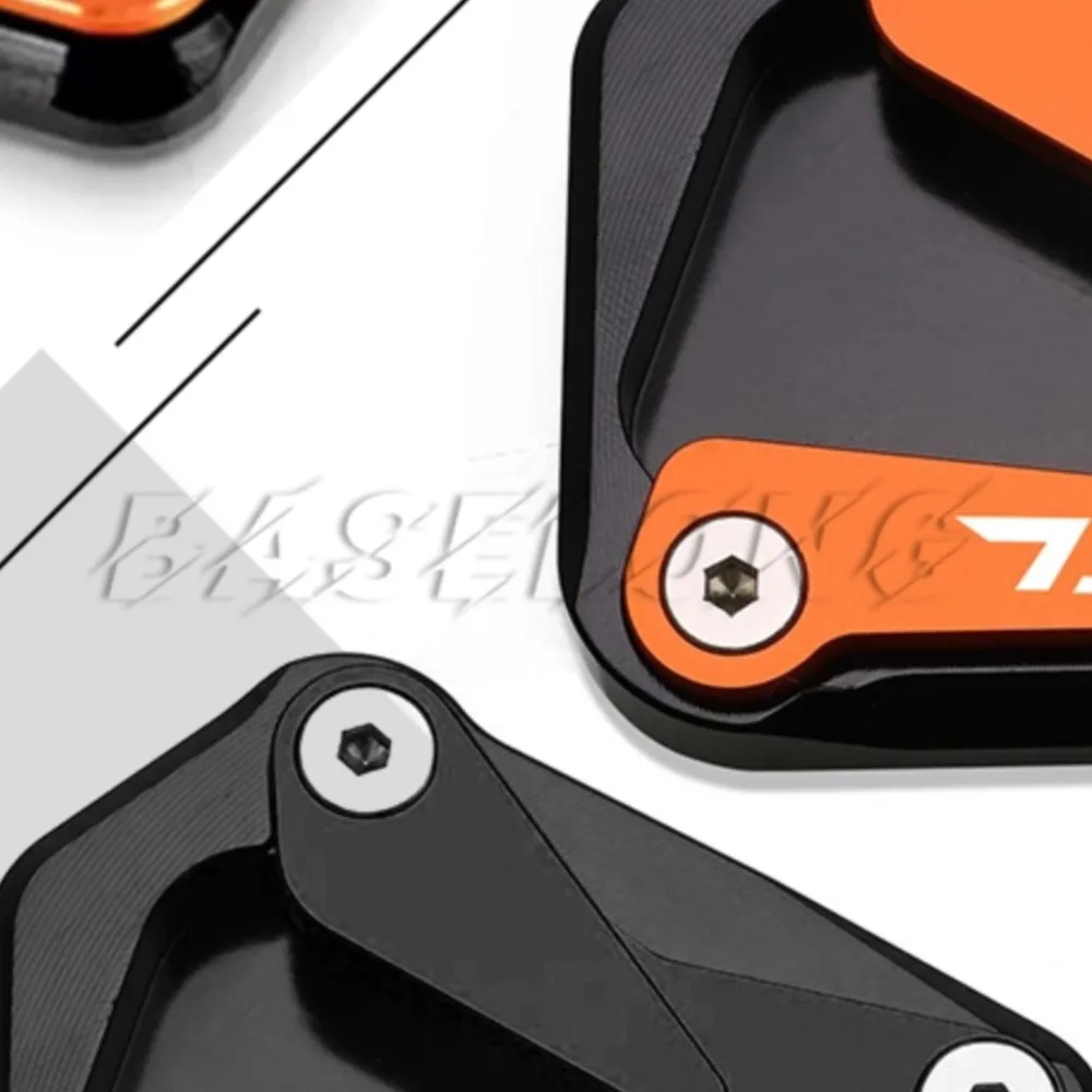 

Motorcycle Kickstand Foot Side Stand Extension Enlarger Support Plate Pad For KTM 790DUKE 890DUKE 790 Duke 890 Duke/L 2017-2026