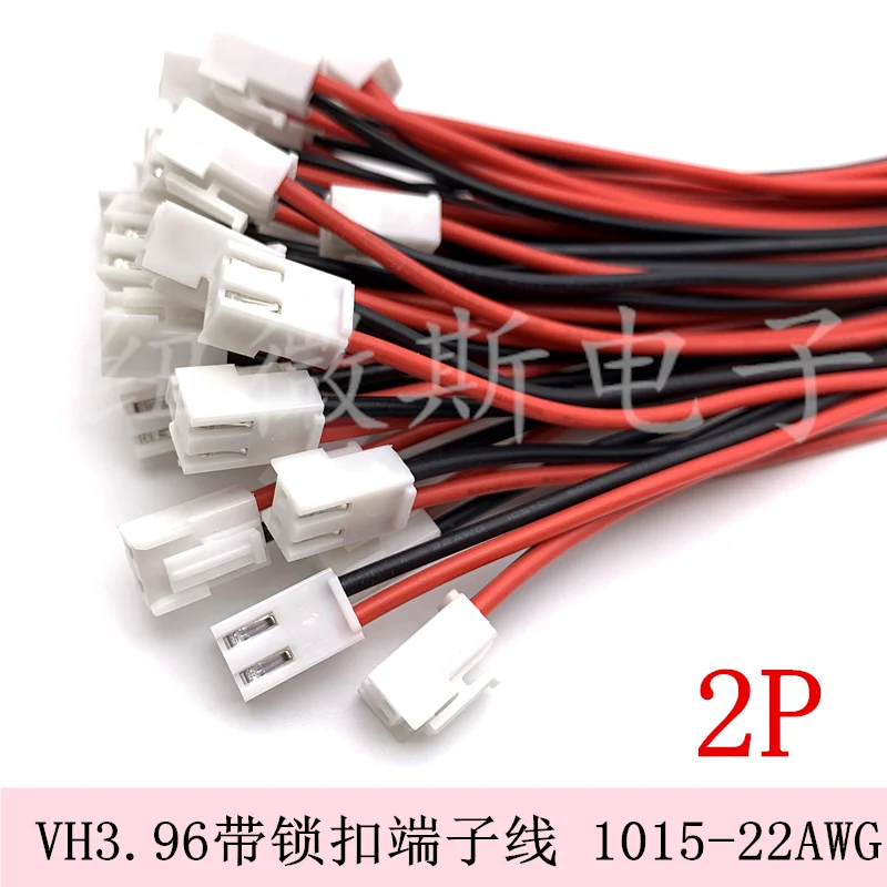 Jst Vh3.96mm Pitch Female Plug Wire Cable Connector 2p-10p 22awg Wires 10cm/20cm/30cm Single/dual Connector For Electronics