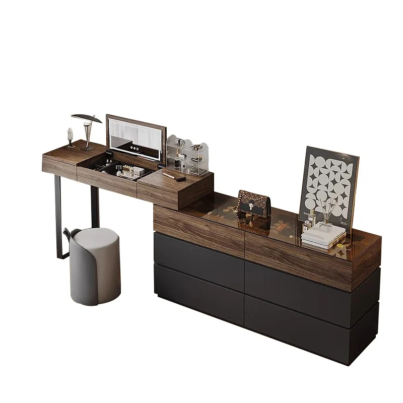 

Туалетный столик, спальня, хвост кровати, шкаф-ведро, туалетный столик, встроенный уголок из массива дерева, столик для макияжа, новейший продукт