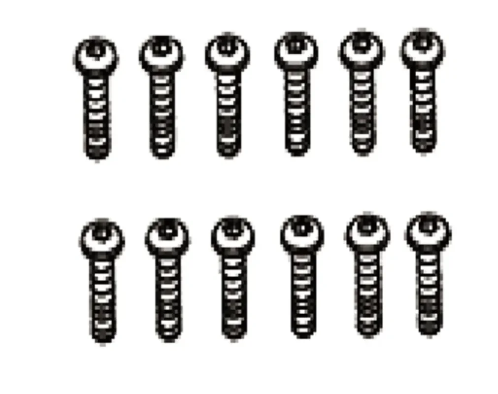 

ZD Racing EX07 Button Head Screws M4*16 12PCS 8586