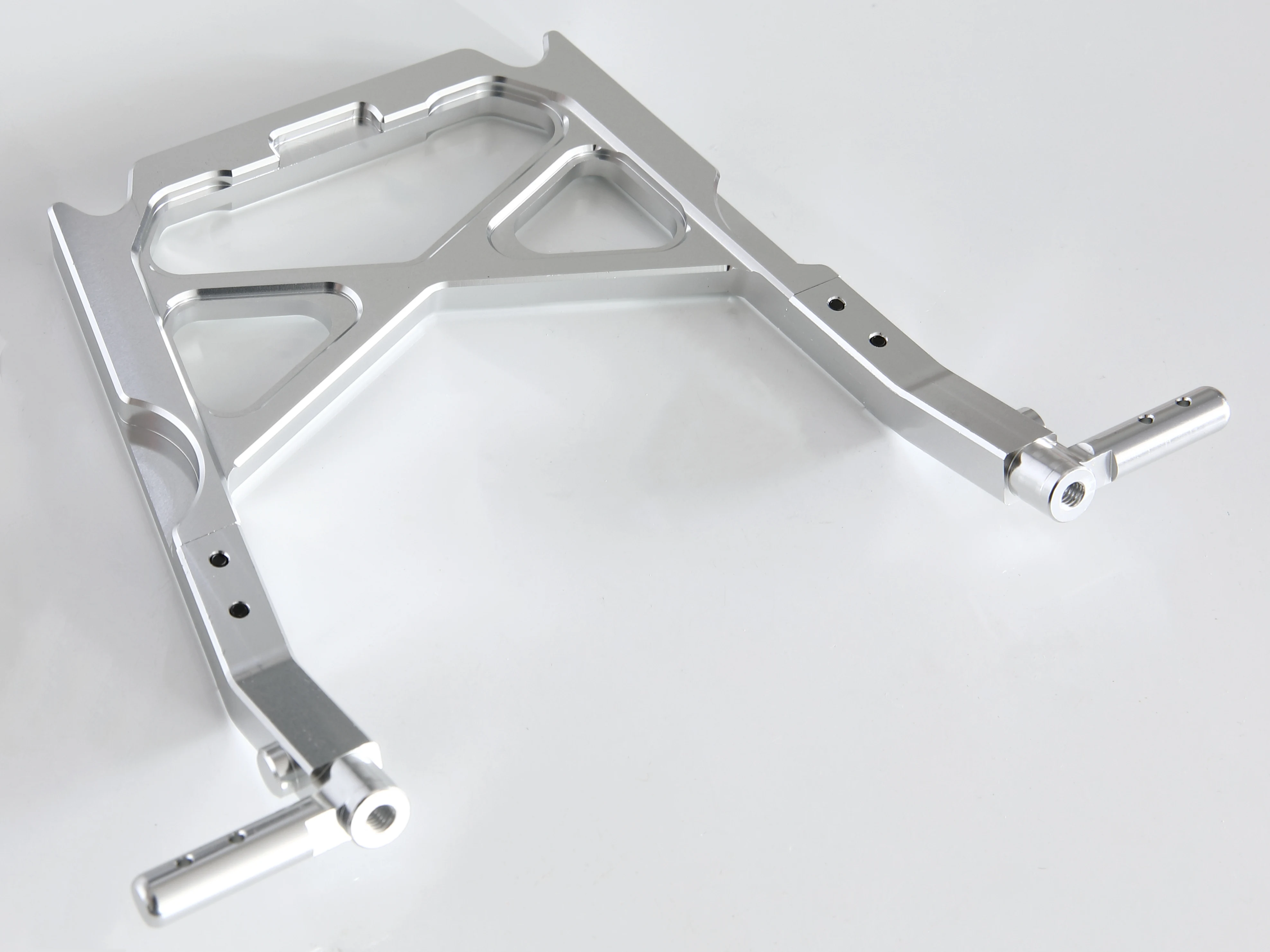 GTBRacing supporto per paraurti anteriore e centrale in metallo U per auto RC 1/5 HPI Baja 5B