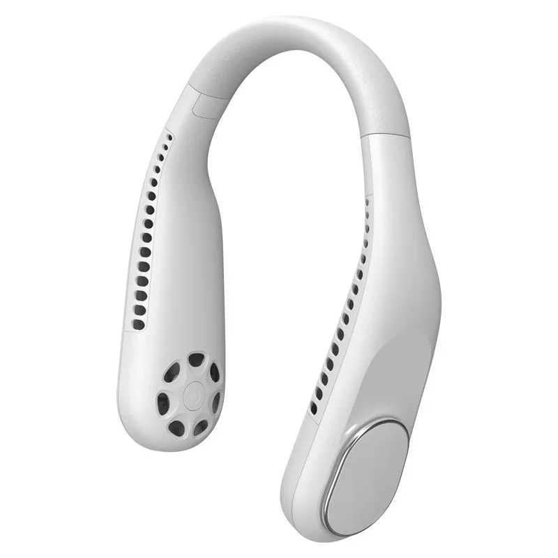 

Портативный безлистный подвесной вентилятор на шею 2022, перезаряжаемый ветровой носимый ручной вентилятор с воздушным охлаждением на ленивой шее