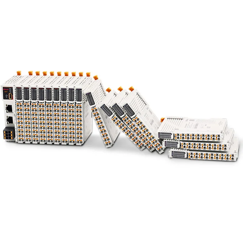 EtherCAT Bus Coupler Remote I/O Module 24V DC 16 Expansion Modules PLC System