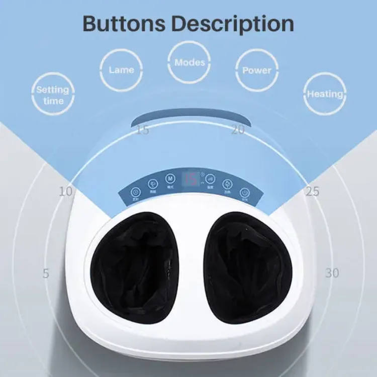 2026 Wholesale 3 Modes 6 Gears Vibrating  Foot and Leg Massager Air Compress Foot Massage Rollerpromote sales