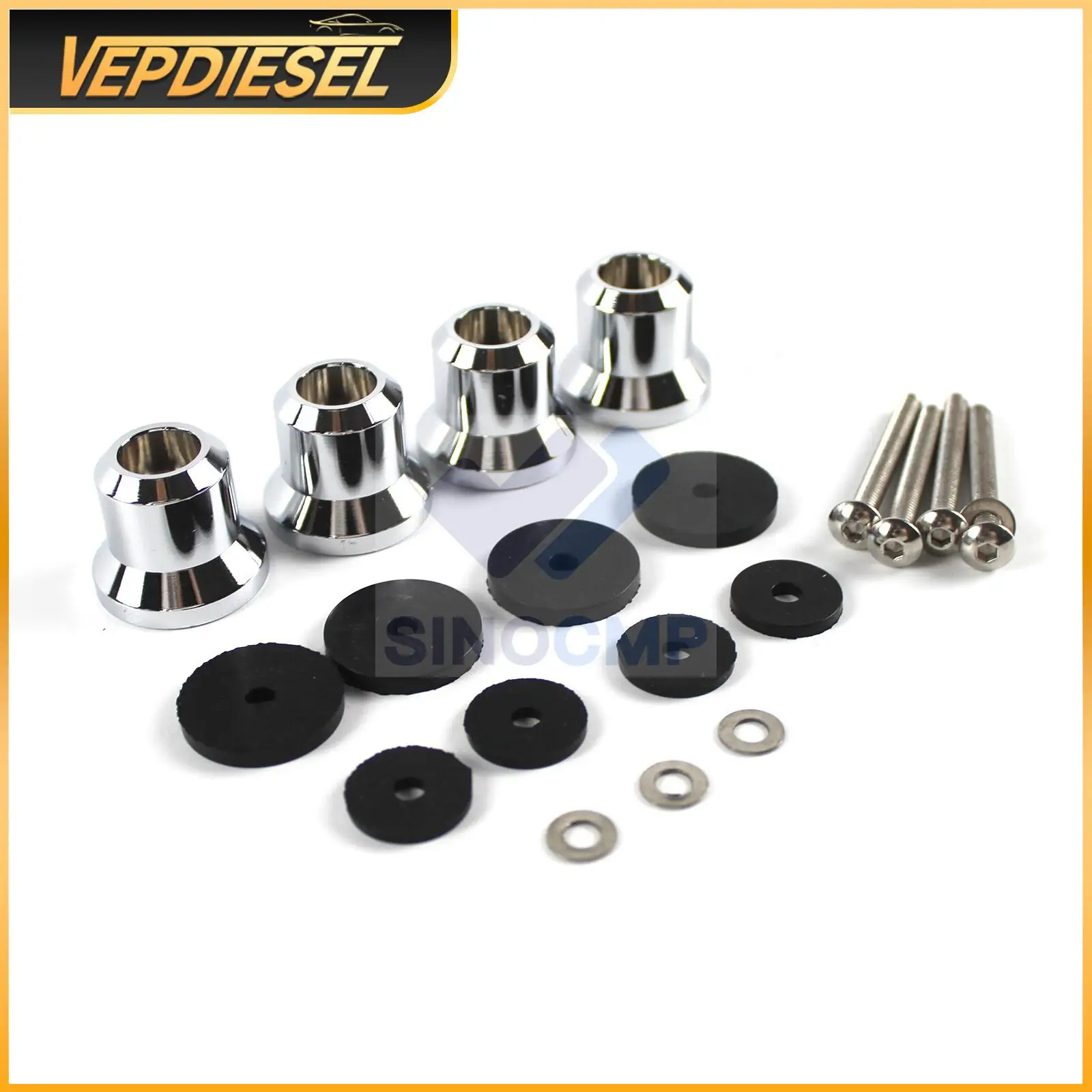 

1Set 5/8' Luggage Rack Risers Complete Kit For Honda Goldwing GL1800 Models 2001-2017 Professional Car Replacement Parts