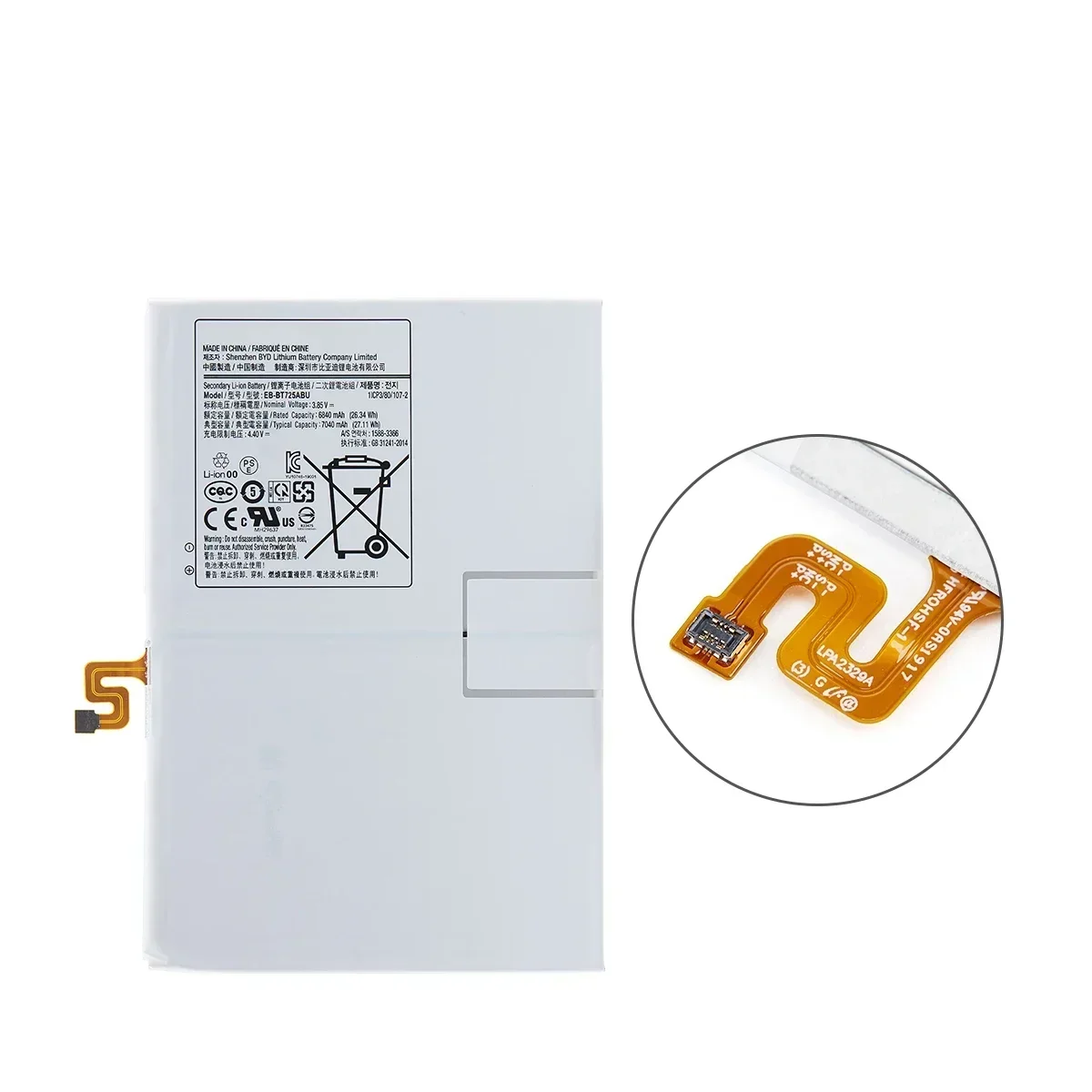 Nowy EB-BT725ABU 7040mAh wymienna bateria tabletu do Samsung Galaxy Tab S5e T725C T720 SM-T720 SM-T725 — zdjęcie 5