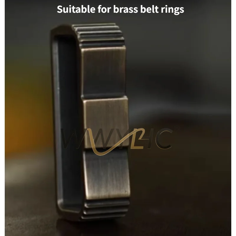 Brass Wire-Cut Belt Loop for Leather Belt DIY Craft