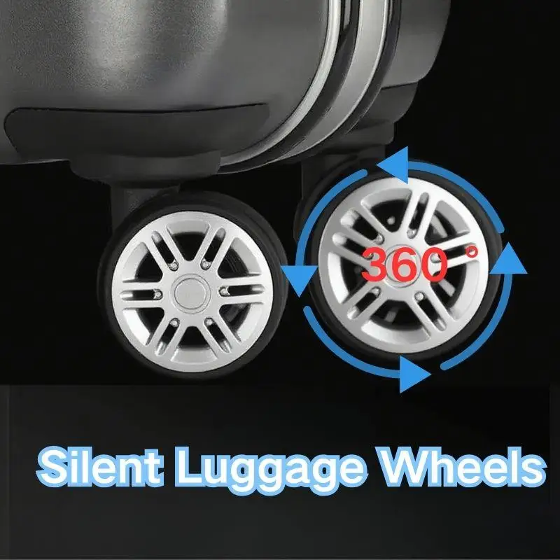 

1 Pair Suitcase Wheels Swivel Casters Silent Luggage Wheel Replacement Suitcase Wheels Luggage Caster Box Trolley Accessories