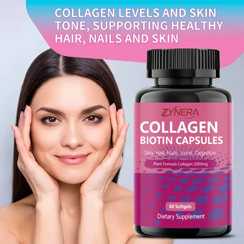 

Collagen Capsules Biotin Keratin Skin Care Product Booster Anti Aging Whitening Deep Nourishment Skin and Joint Supplements