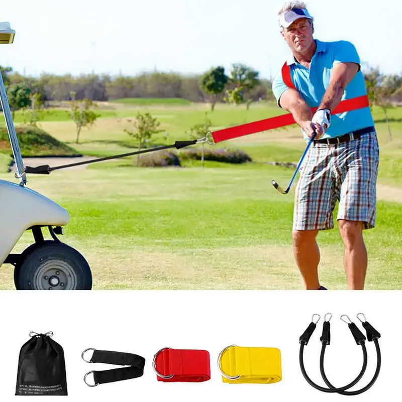 Golf Swing Training Belt Golf Posture Correction Practice Supplies Golf Swing Strap Training Belt Swing Correcting Strap tools