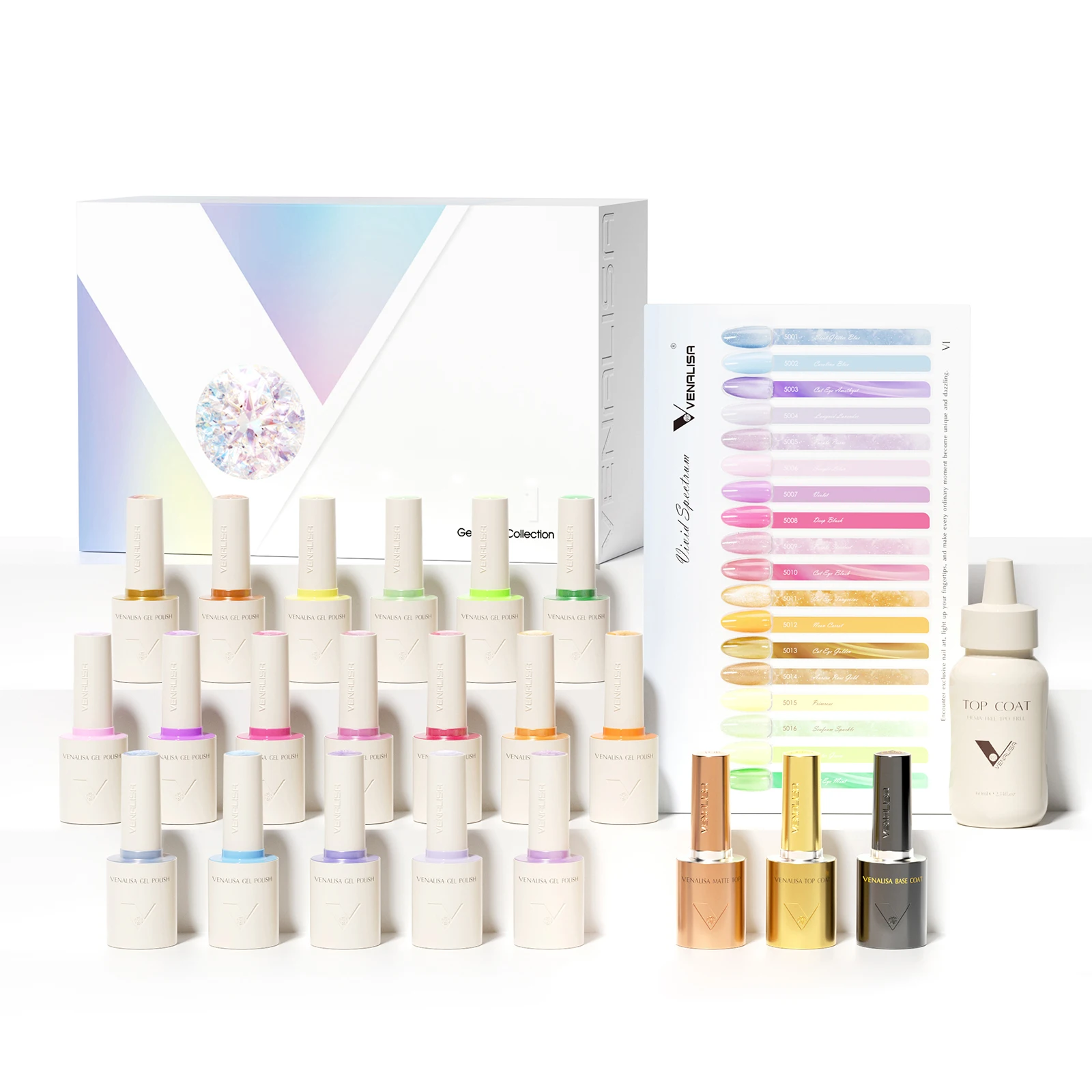 V7 1Set VENALISA Winter-Herbst-Kollektion Komplettset 10ml HEMA-frei TPO-frei Veganes Nagelgel-Farbsortiment Markenkoffer – Detail 17