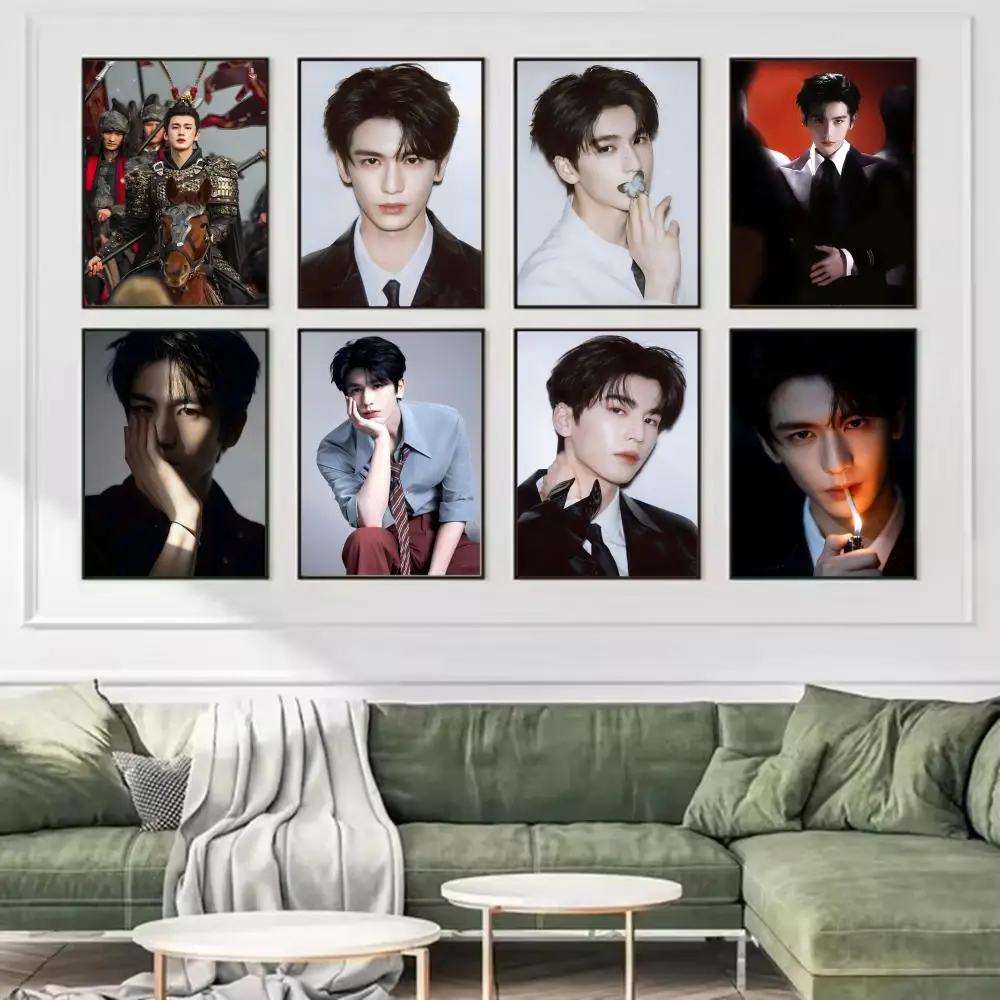 Cool Actor Zhang Linghe Poster Trendy And Easy-to-Apply Wall Art Stickers For Home Decor And Dorm Room Walls