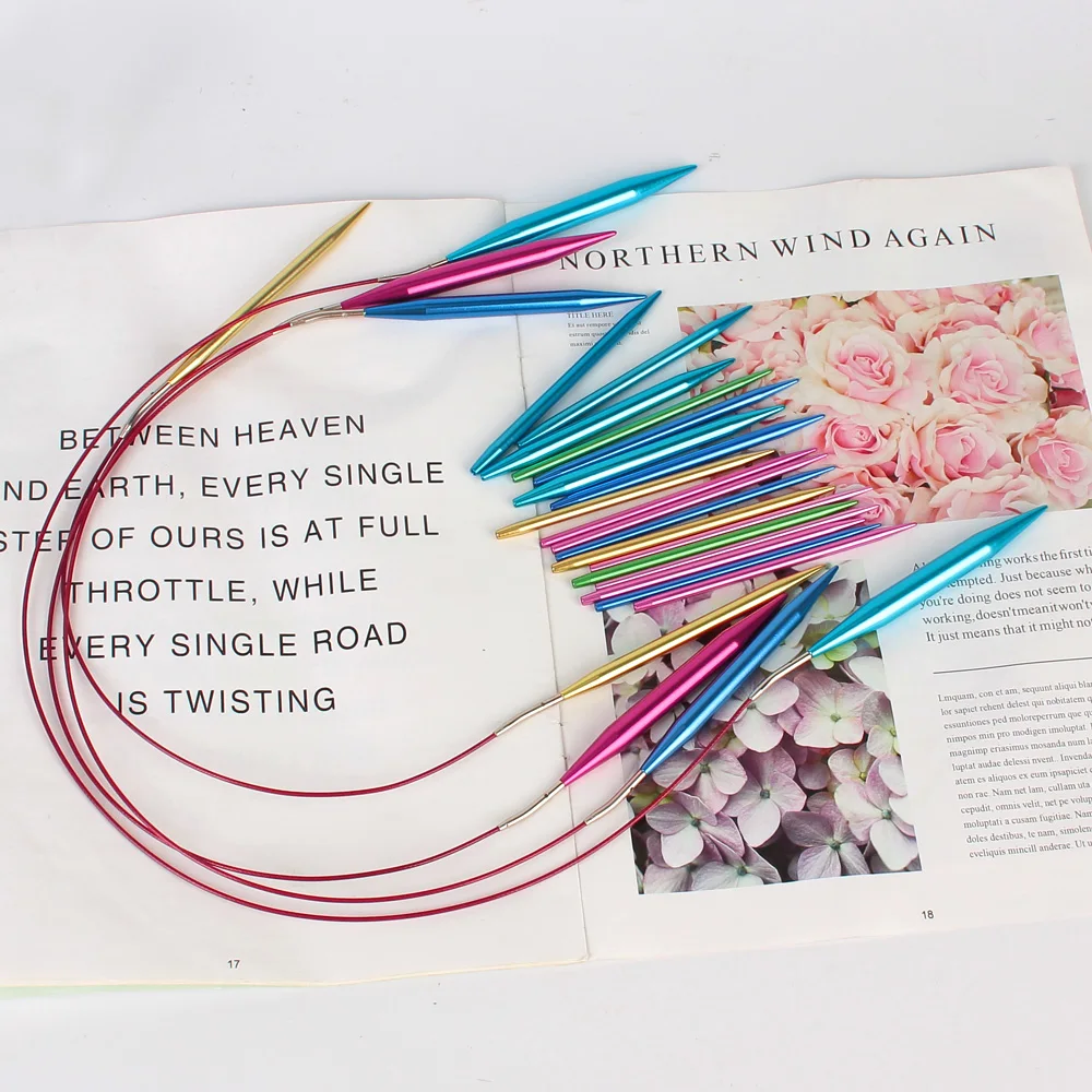 Sweater Needle 26Pcs Interchangeable Crochet Needles Circular Knitting Needles Set For Crochet Yarn Knitting Accessories Kit image 2