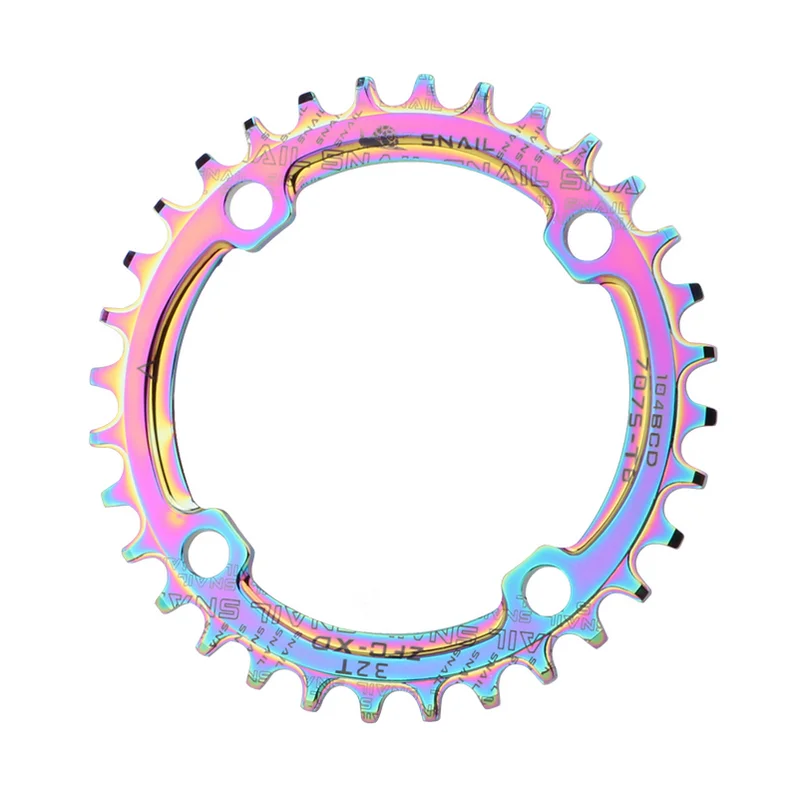 104BCD Round Direct Mount Single Crown Chainring MTB Mountain bike 32T 34T 36T 38T 40T 42T crankset Tooth plate Parts