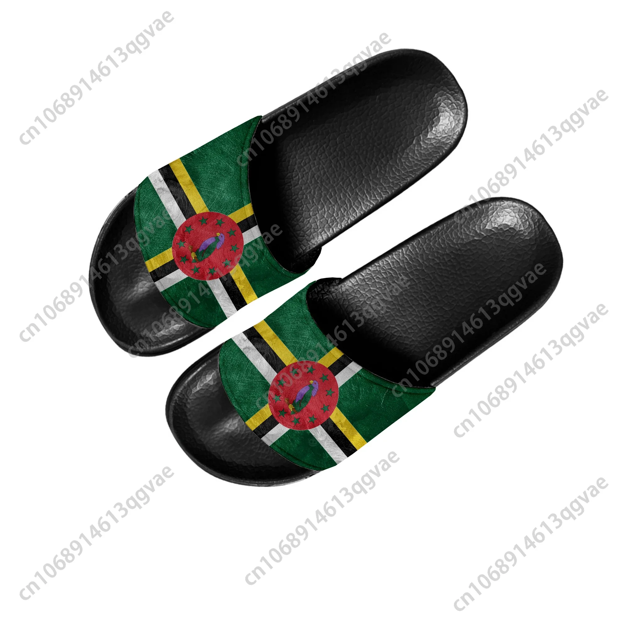 Commonwealth of Dominica Flag Slippers Home Water Shoes Men Women Teenagers Beach Pool Sandals Custom Summer Slipper