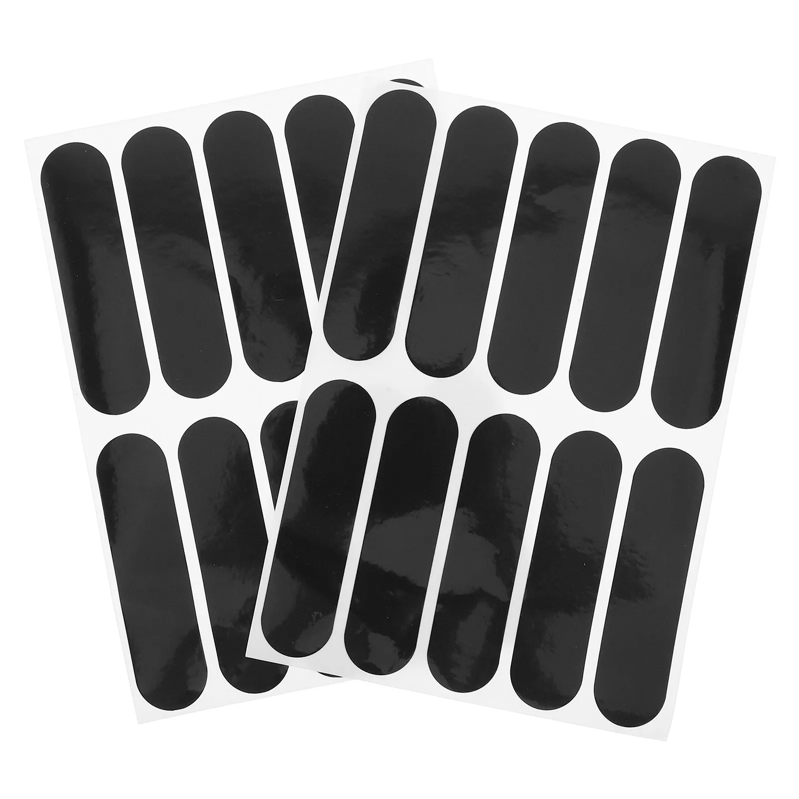 2Sheets Motorcycle Reflective Stickers PVC Waterproof Uv Resistant High Visibility Decals Safety Tape Night Riding