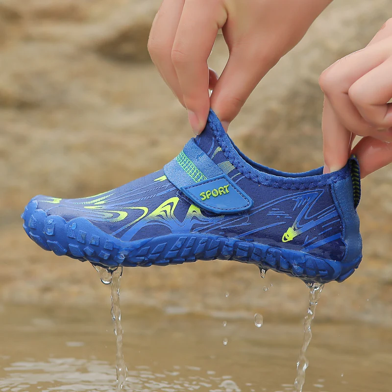 New KID Students Barefoot Quick-Drying Beach Swimming Shoes Aqua Shoes Indoor Fitness Running Shoes Summer Water Shoes 29-38#