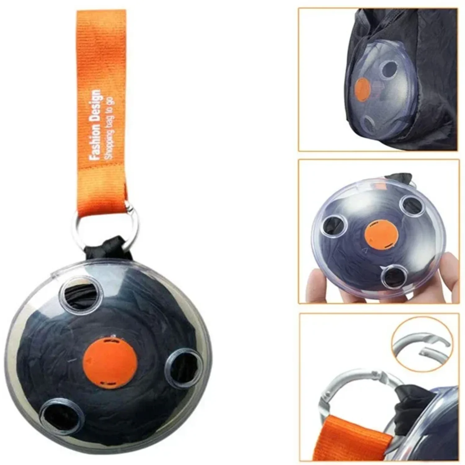 Environmentally Friendly   Reusable Ultra-small Portable Folding Telescopic Disk Supermarket Shopping