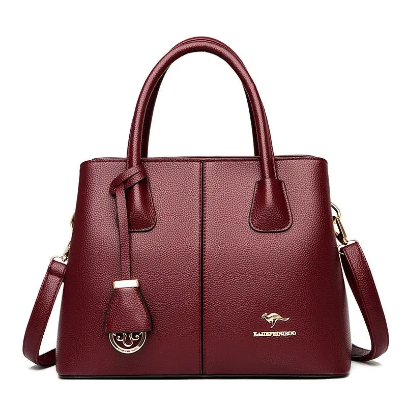 Middle-aged Mother Bag 2026 New Trendy Versatile Shoulder Messenger Bag Wear-resistant Material Handbag Women' Big Bag Commuting