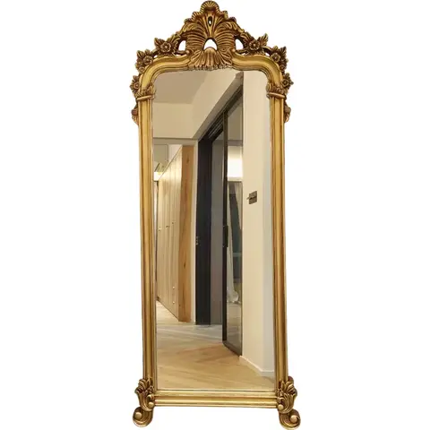 미용 골드 장식 거울, 빈티지 메이크업 벽 장식 거울, 전신 미학 스페치오 홈 장식, YX50DM