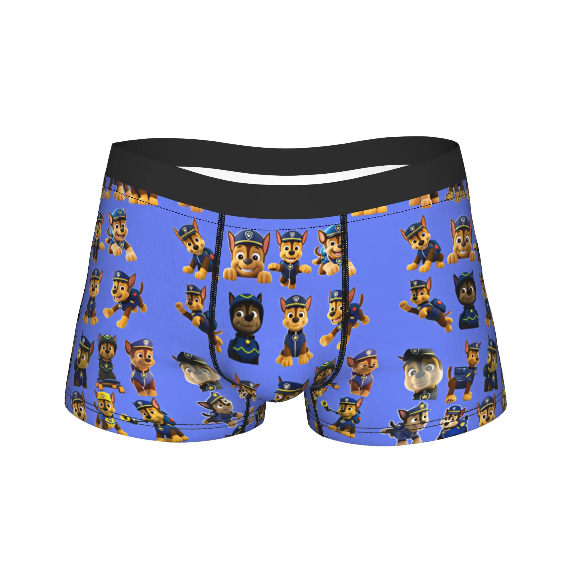 Paw Dogs Chase Different Pose Underwear  Men Shorts Briefs Comfortable Trunk High Quality Print Plus Size Underpants
