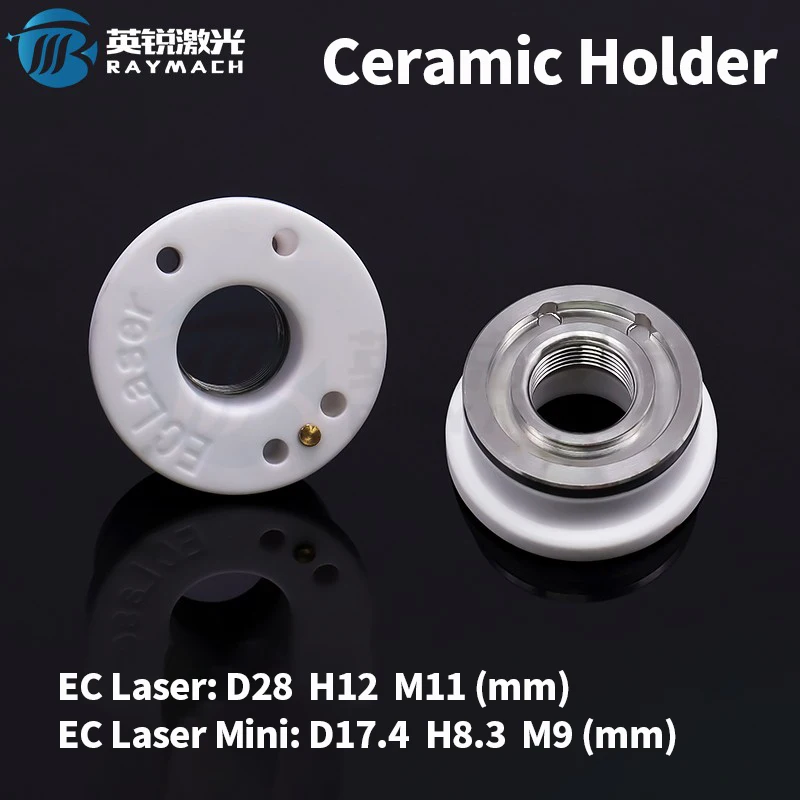 EC-Ophit Laser Ceramic D28M11 Nozzle Holder 3D M9 EC Fiber Laser Machine Spare Parts Cutting Head Using High Fiber Power Source