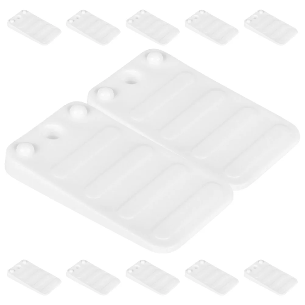 

12pcs Furniture Leveling Shims High-rise Foot Pad Plastic Wedge Wardrobe Desk Chair Bed Sofa Stabilizer Leveler Uneven Floor