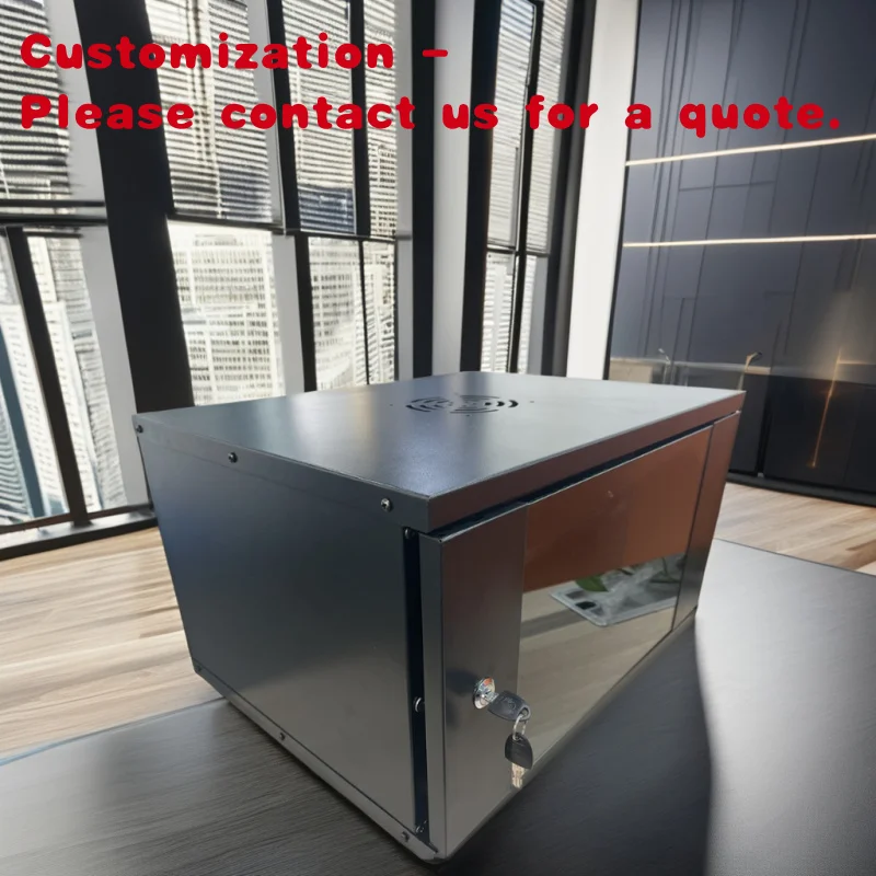 custom.19 Inch Wall Mount 6u Disassembled Cabinet Box Data Center Metal CCTV Internet Server Wall Mount Rack