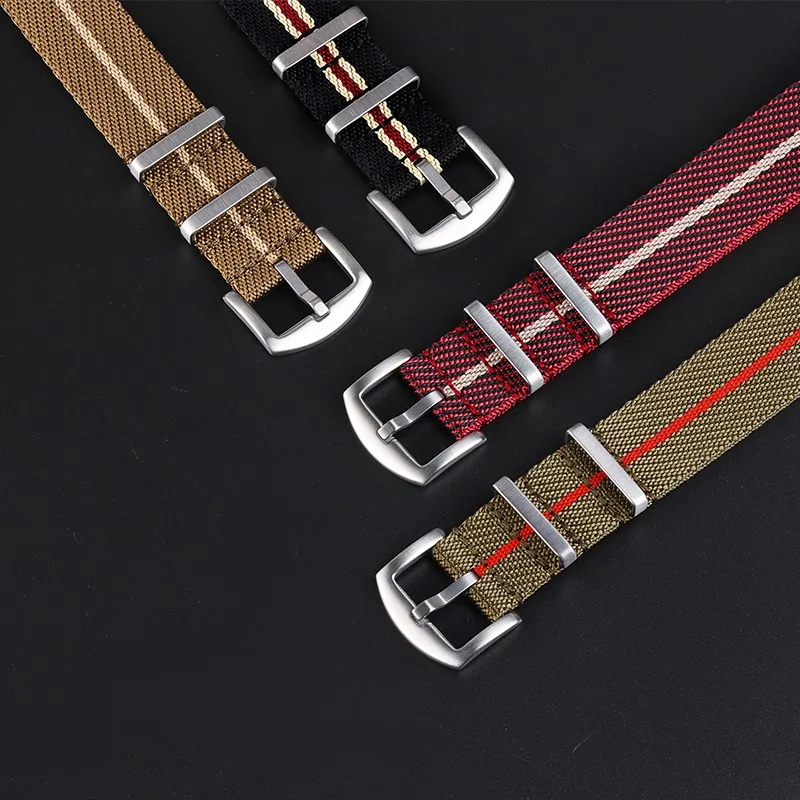 Universal Military Nylon Strap for Omega 007 18/20/22mm Premium Fabric Watch Band for Seiko SKX007 Men Women Bracelets Wristbelt image 5