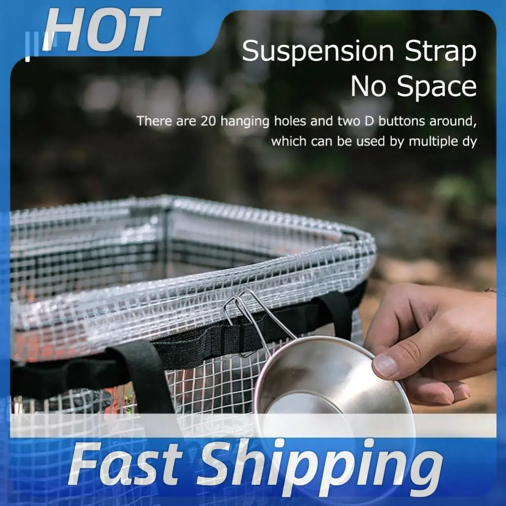 

Portable Camping Storage Box Large Capacity Storage Box Container Multi-purpose Outdoor Camping Storage Box Fishing Gear Storage
